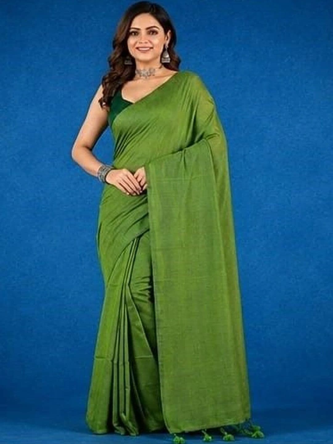 Rovika Pure Cotton Khadi Saree - view 1