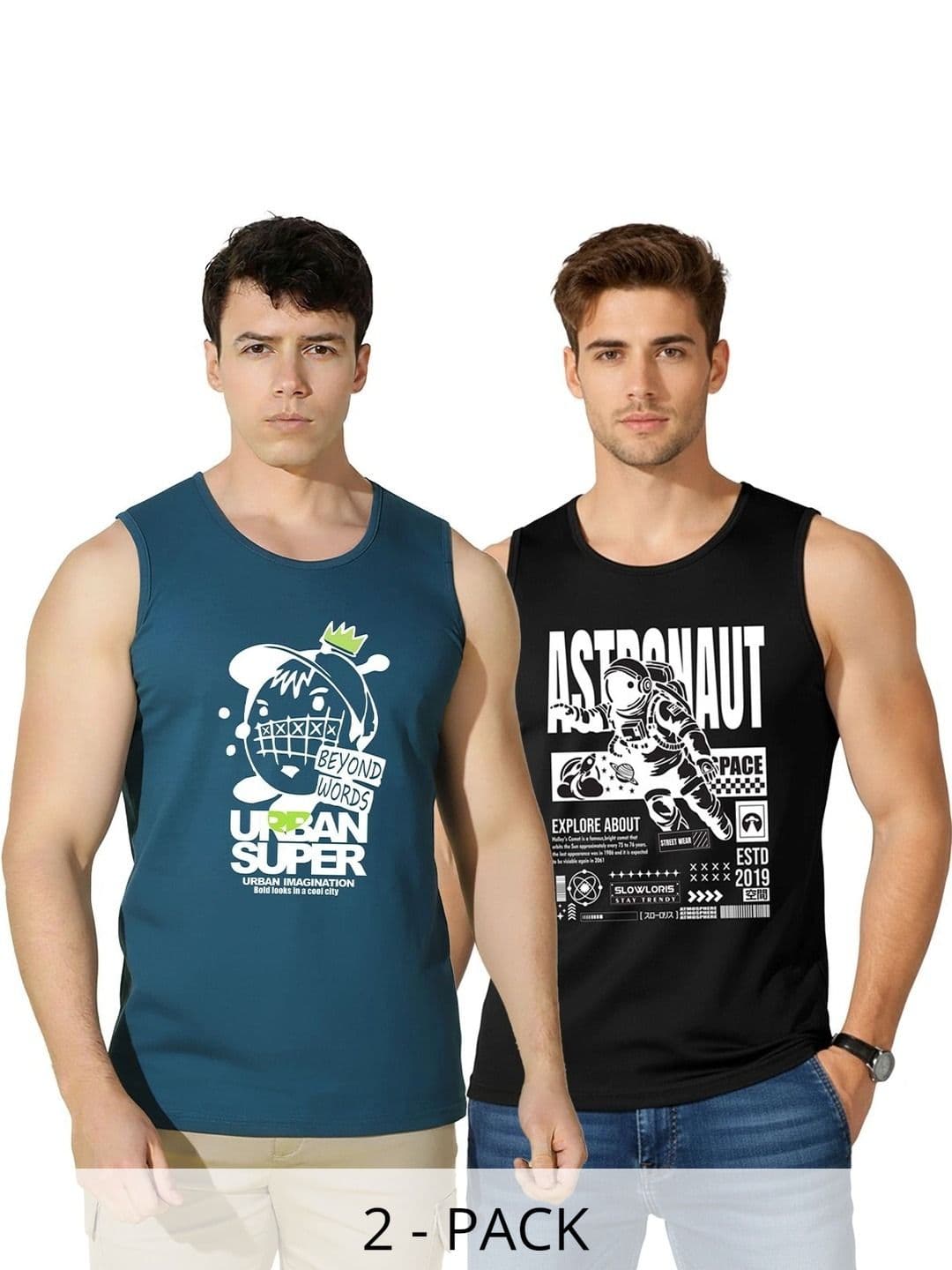 SLOWLORIS Men 2 Printed T-shirt - view 1