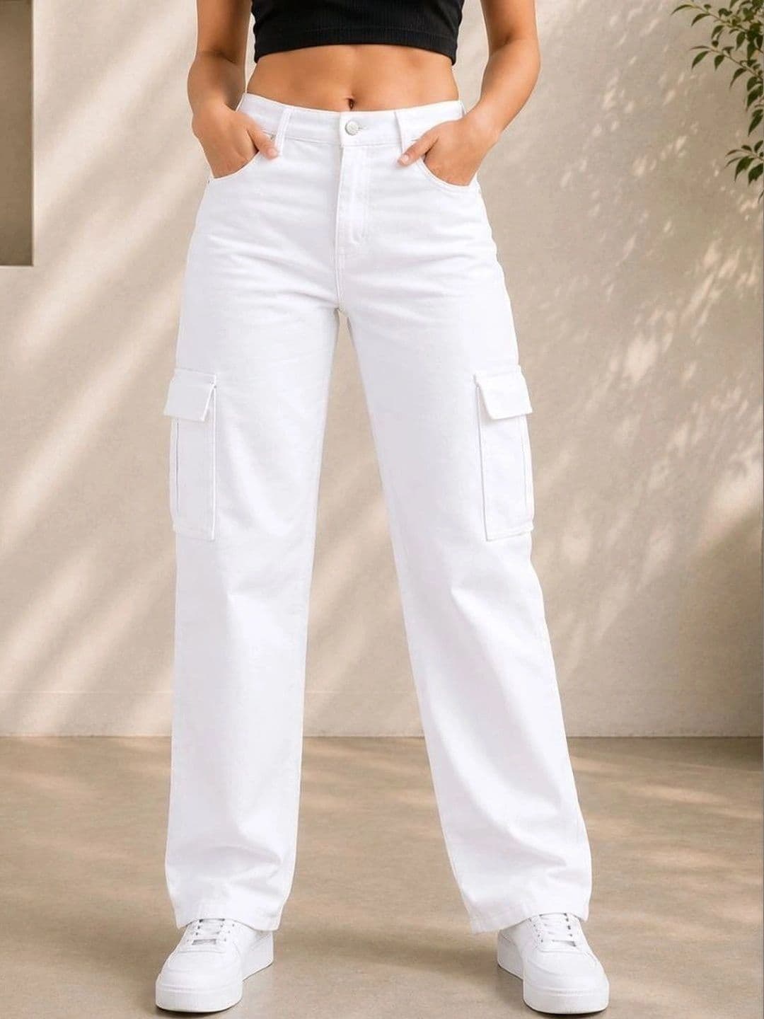 Mast & Harbour Women Classic Regular Fit Mid-Rise Stretchable Jeans - view 1