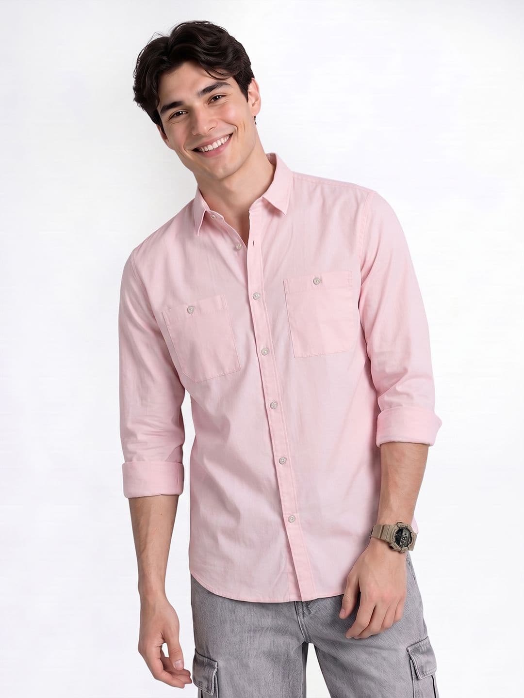 Aeropostale Spread Collar Casual Shirt - view 1