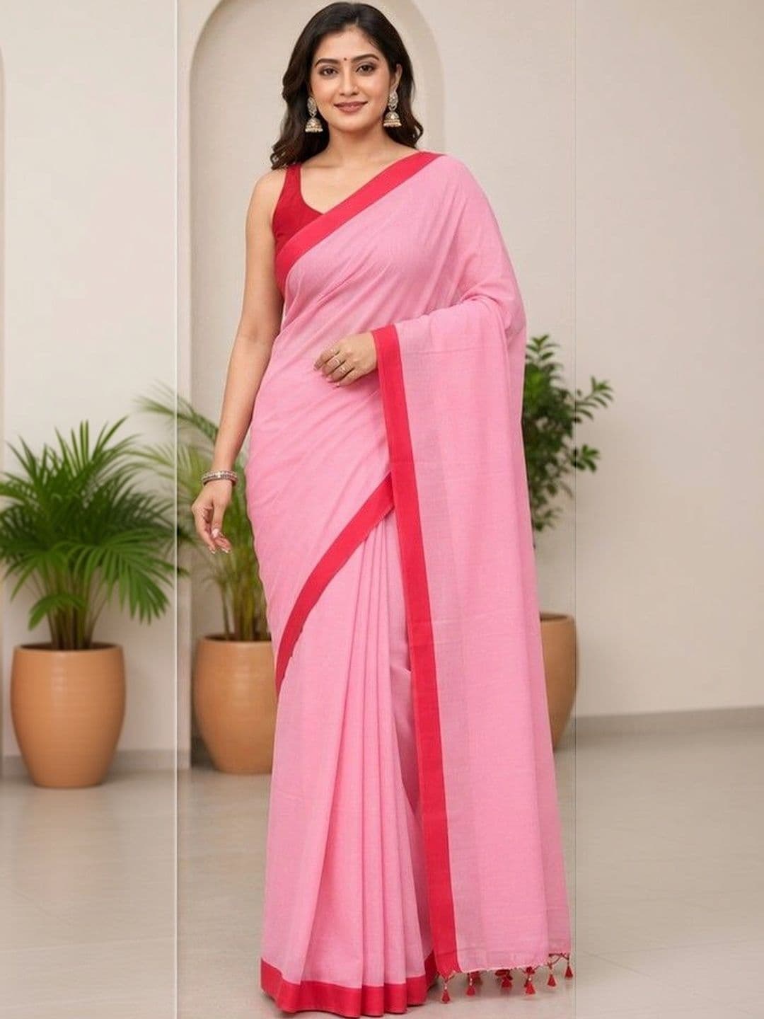 Rovika Pure Cotton Khadi Saree - view 1