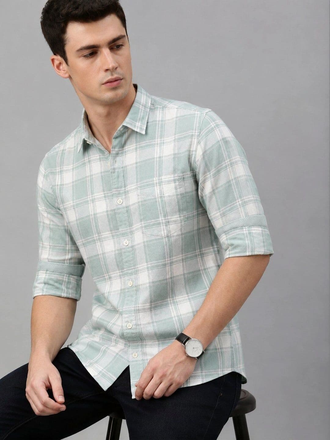 Roadster Men Classic Checked Casual Shirt - view 1