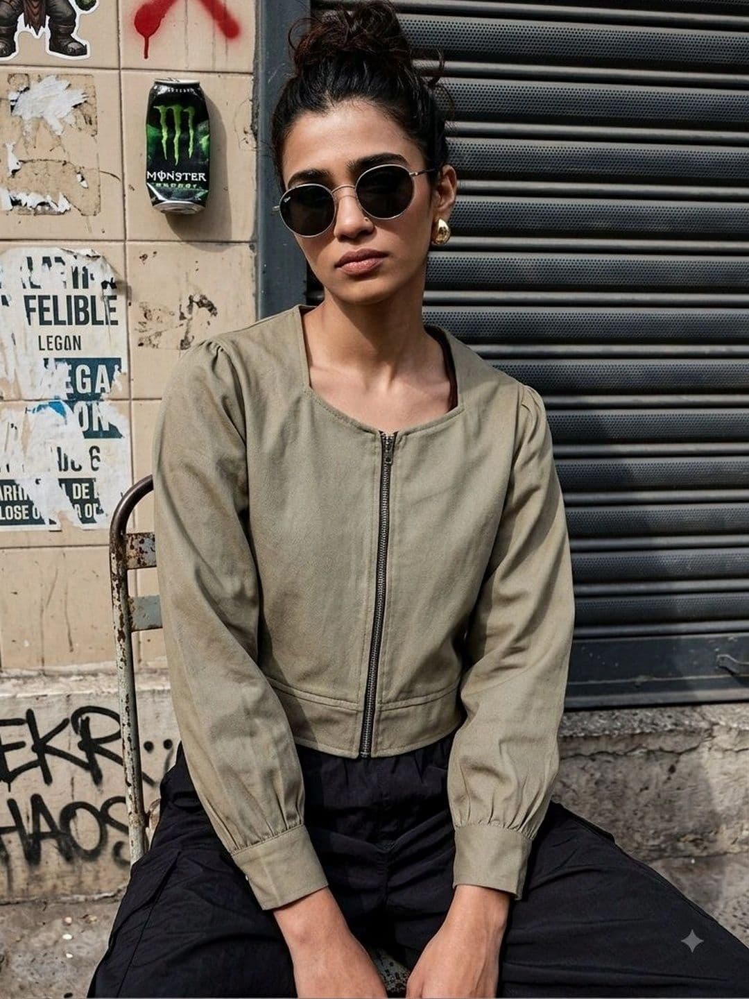 STRV Women Crop Open Front Jacket - view 1