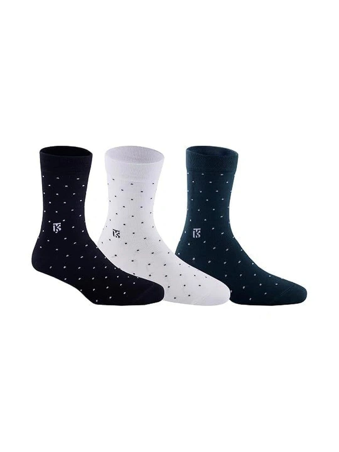 Kikitoes Men Pack of 3 Assorted Patterned Above Ankle Socks - view 1