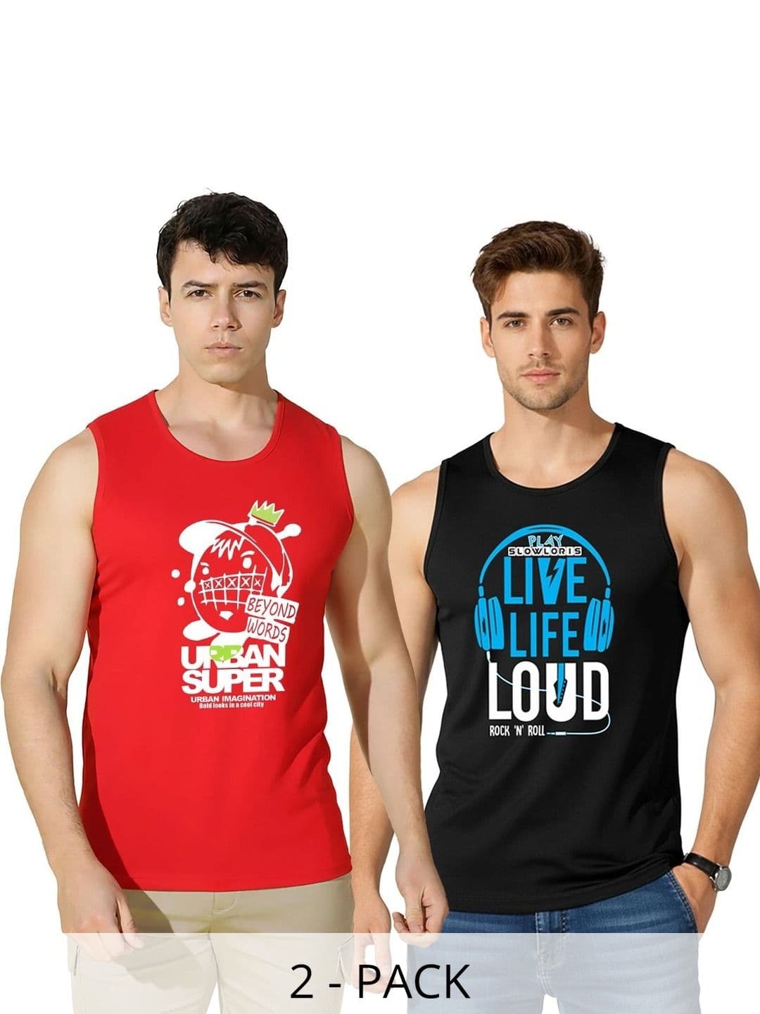 SLOWLORIS Men 2 Printed T-shirt - view 1