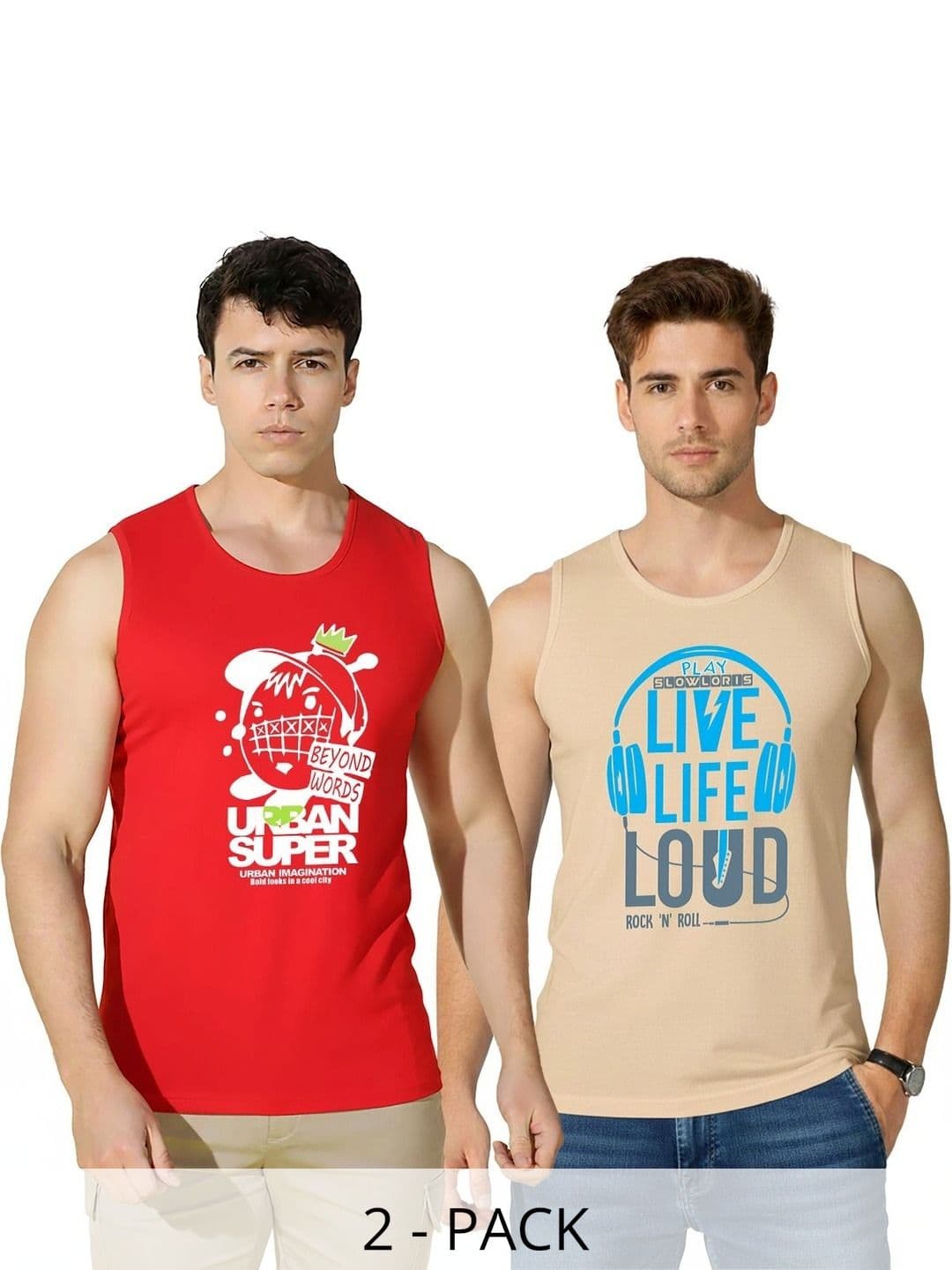 SLOWLORIS Men 2 Printed T-shirt - view 1