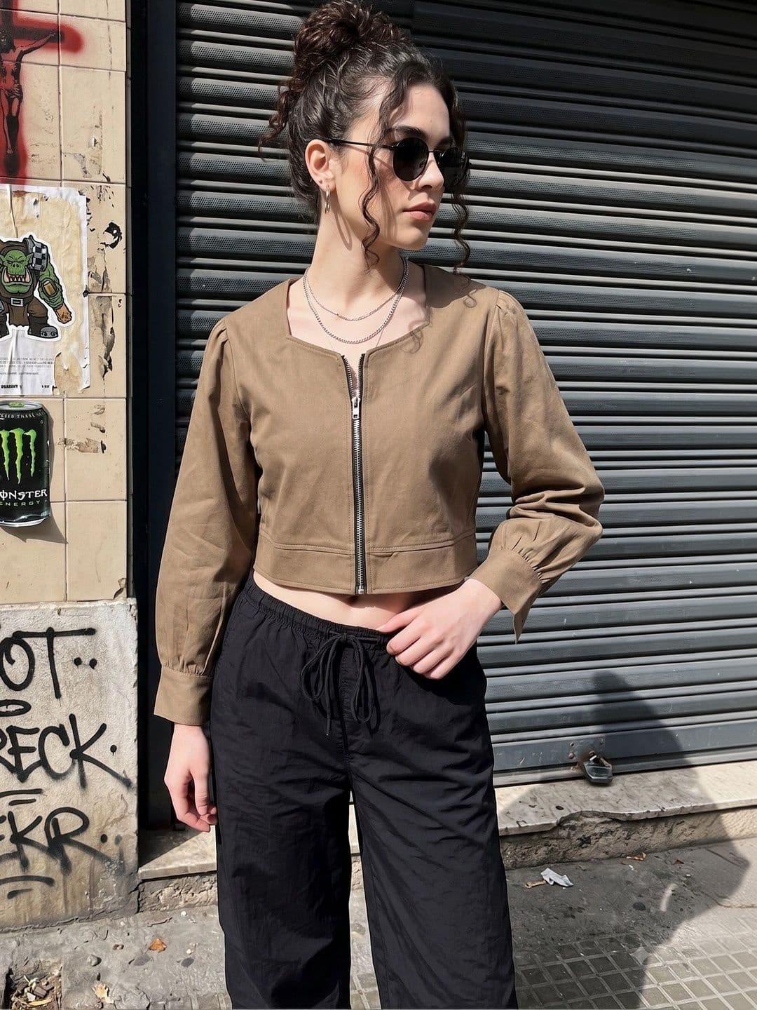 STRV Women Crop Open Front Jacket - view 1