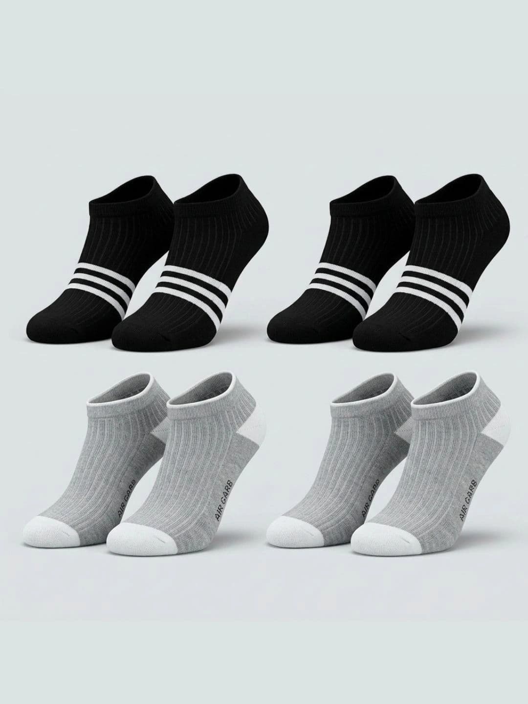AIR GARB Pack Of 4 Cotton Low Ankle Socks - view 1