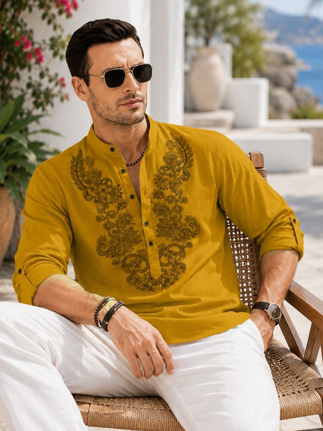 FINIVO FASHION Men Comfort Printed Casual Shirt - view 1