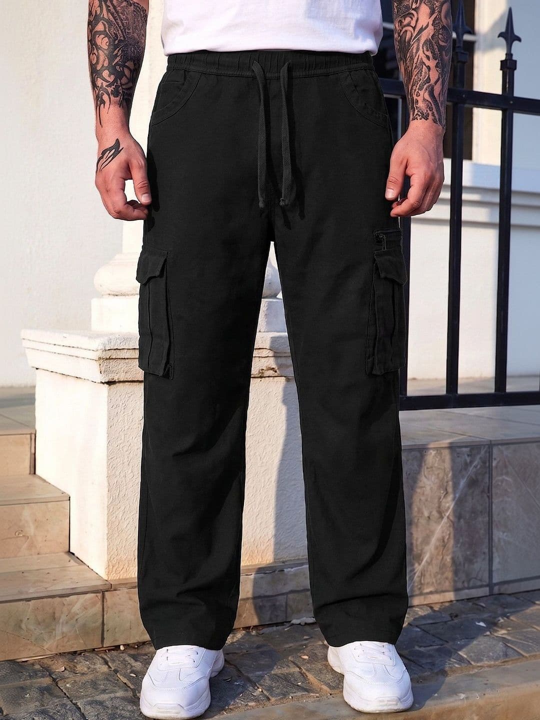 FTX Men Smart Regular Fit Mid-Rise Stretchable Jeans - view 1