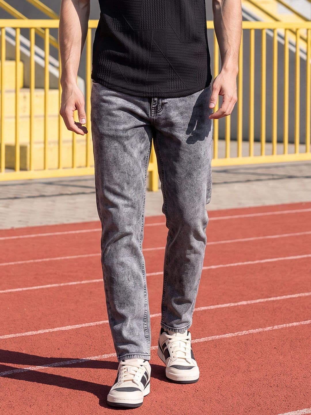 Aeropostale Men Tapered Fit Heavy Fade Jeans - view 1
