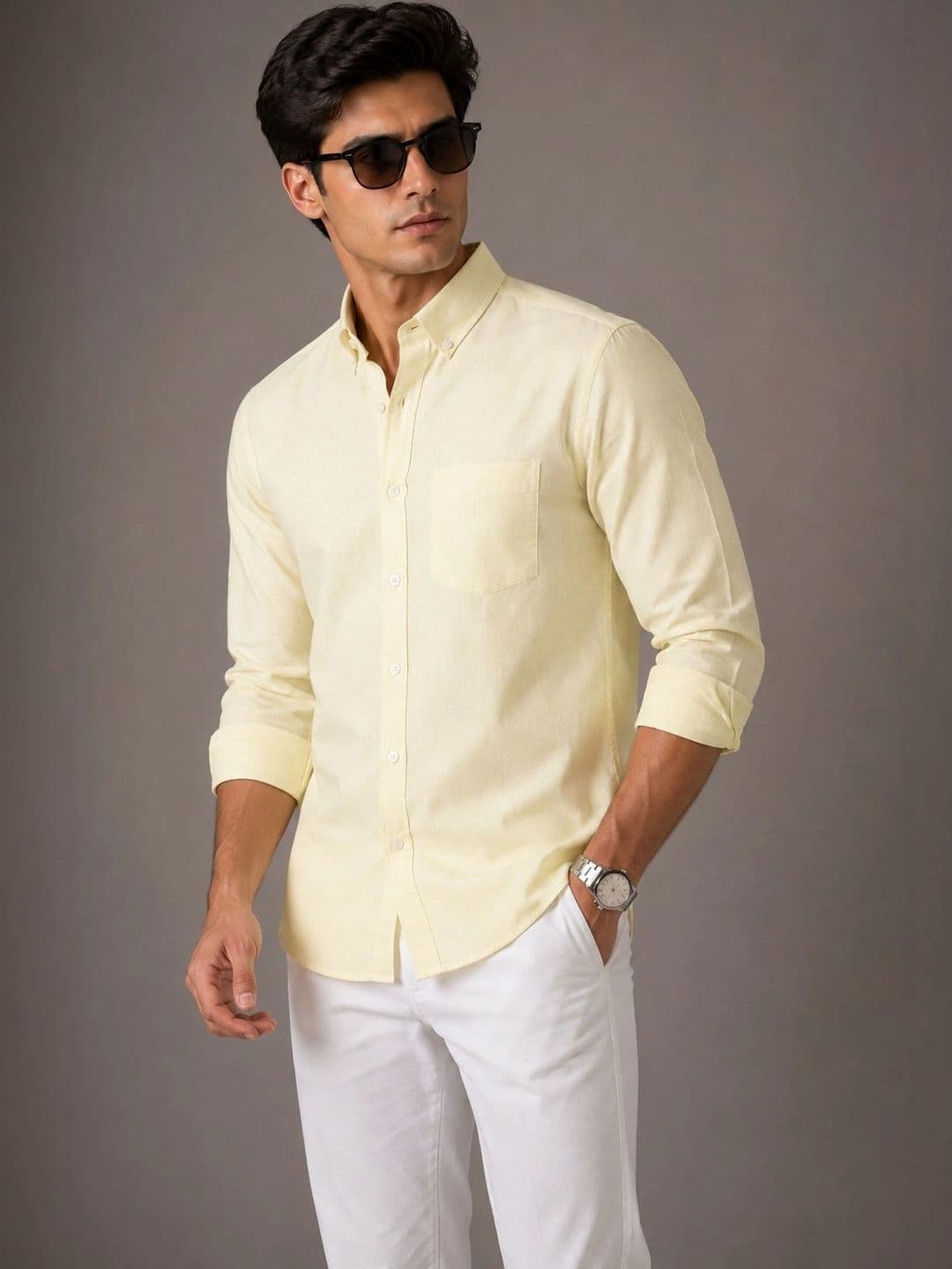 HERE&NOW Men Standard Slim Fit Casual Shirt - view 1