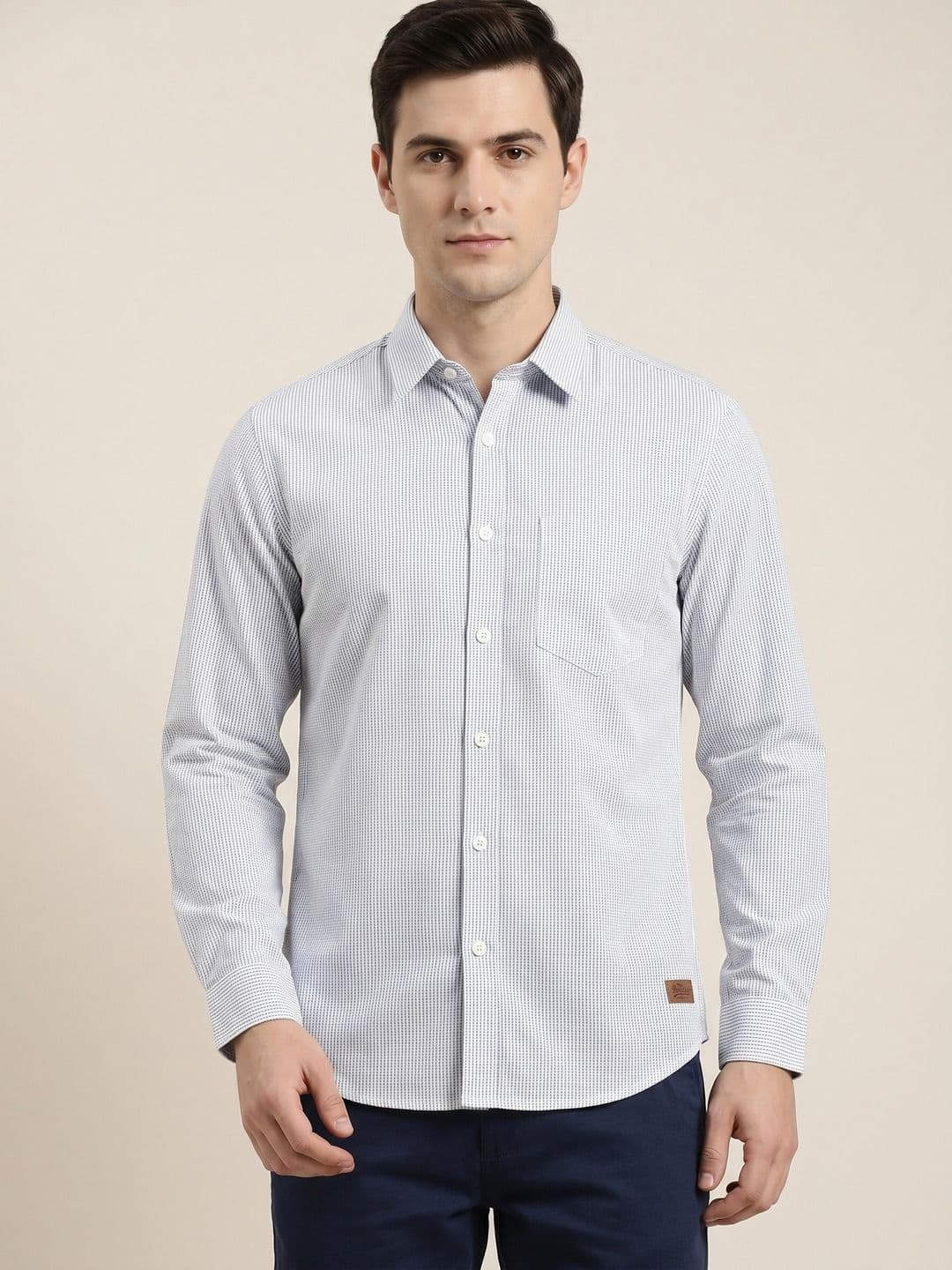 Roadster Men Classic Micro Printed Casual Shirt - view 1