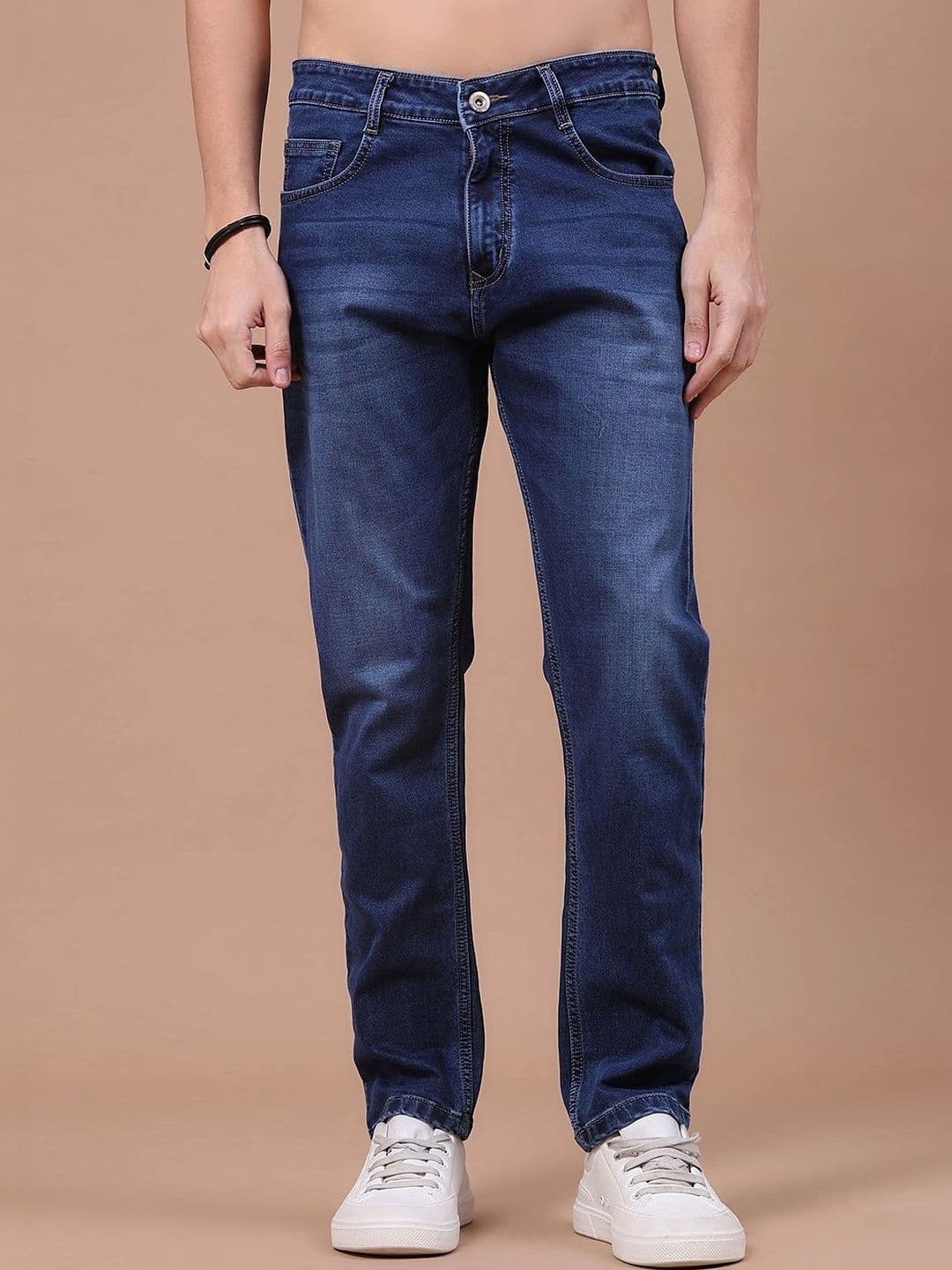 V-Mart Men Regular Fit Mid-Rise Jeans - view 1