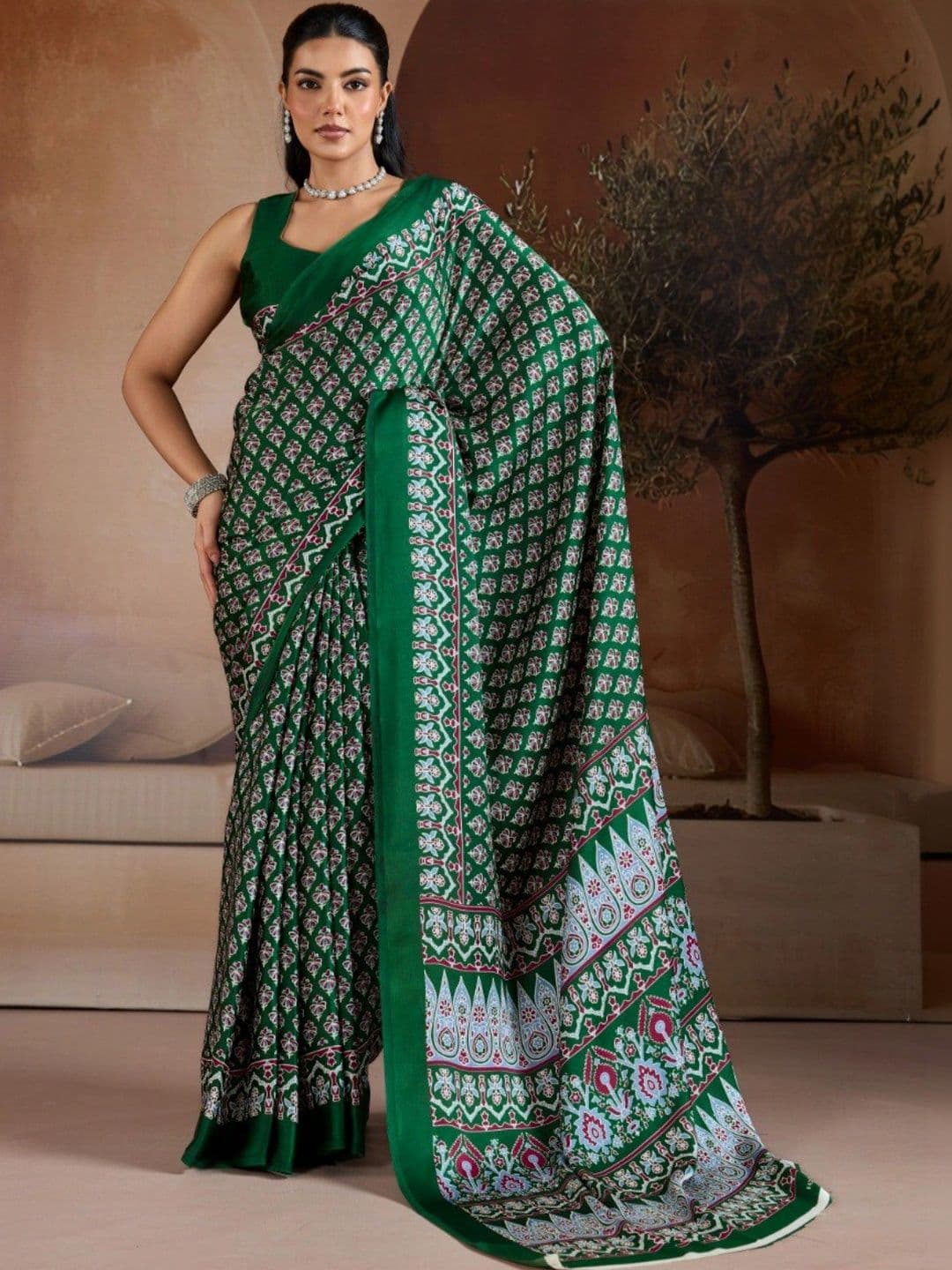 Panzora Satin Designer Saree - view 1