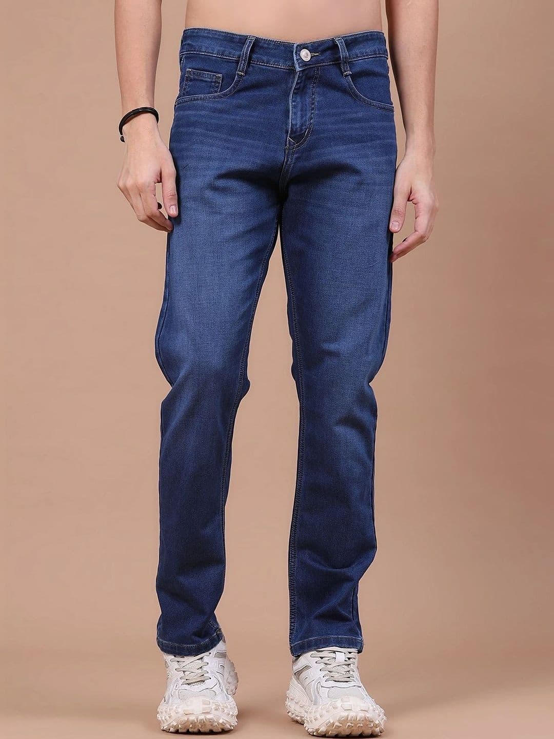 V-Mart Men Regular Fit Mid-Rise Jeans - view 1
