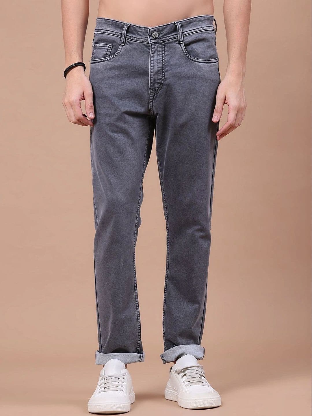 V-Mart Men Regular Fit Mid-Rise Jeans - view 1