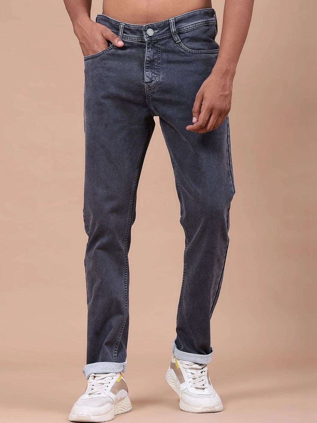 V-Mart Men Regular Fit Mid-Rise Jeans - view 1