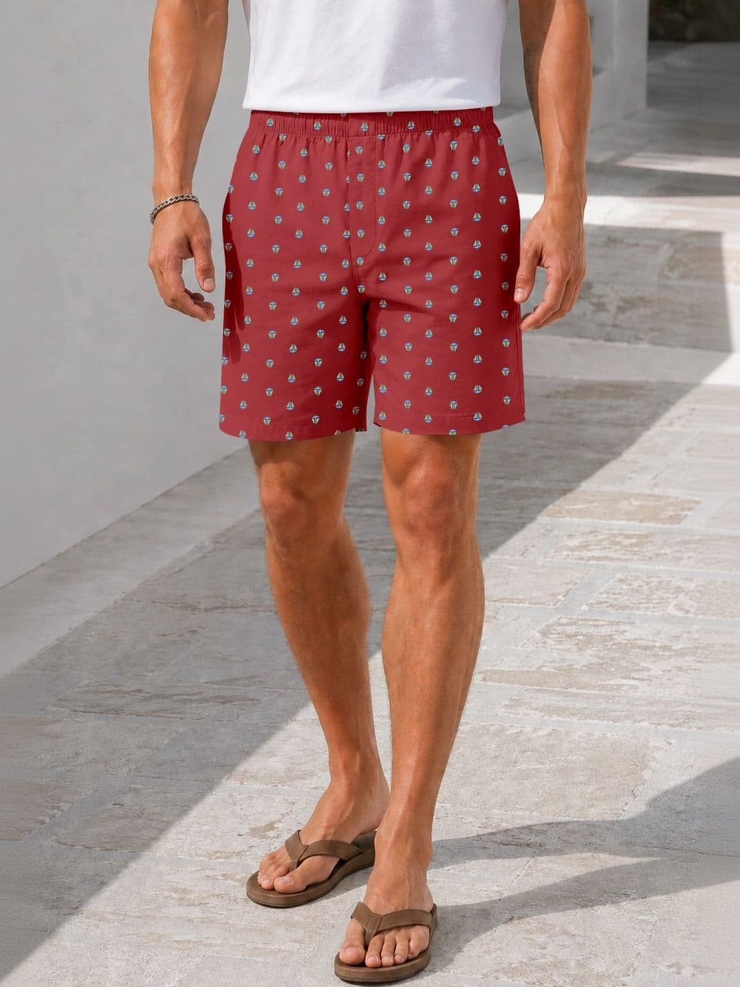 FTX Printed Cotton Mid-Rise Boxers - view 1