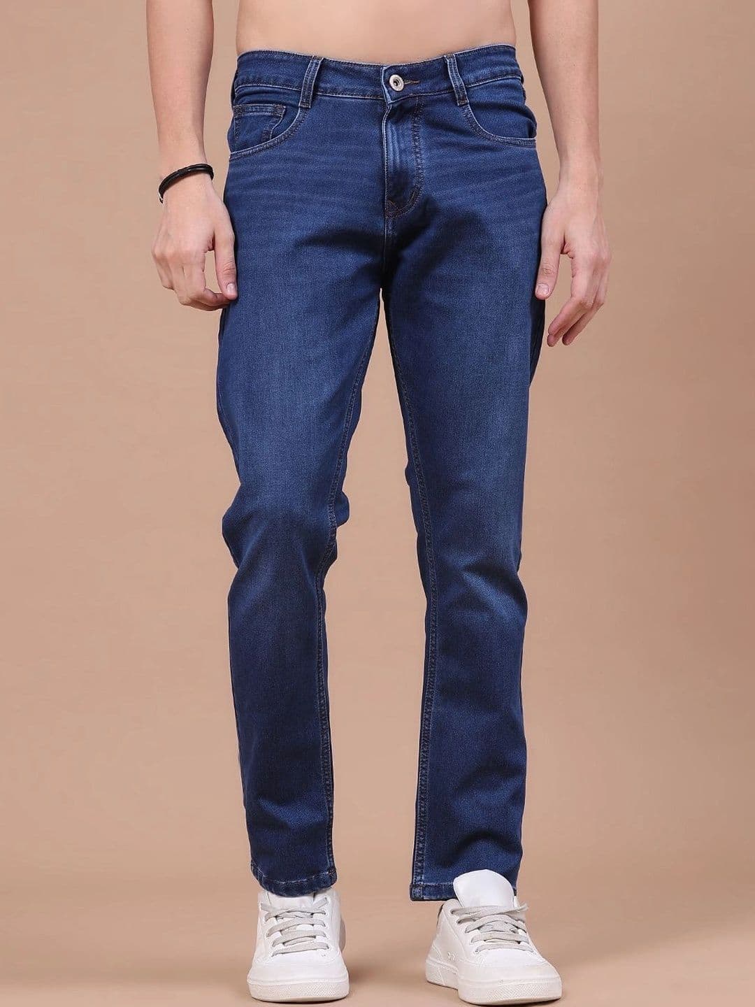 V-Mart Men Regular Fit Mid-Rise Jeans - view 1