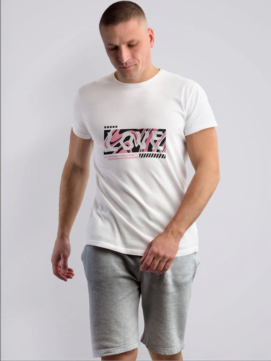 MERCHX Unisex Typography Printed T-shirt - view 1