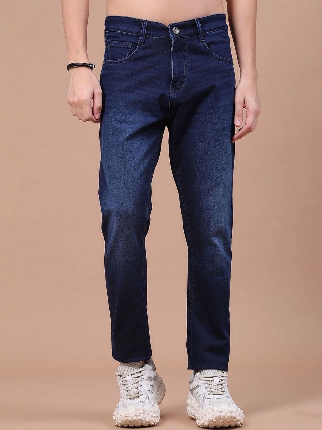 V-Mart Men Regular Fit Mid-Rise Jeans - view 1