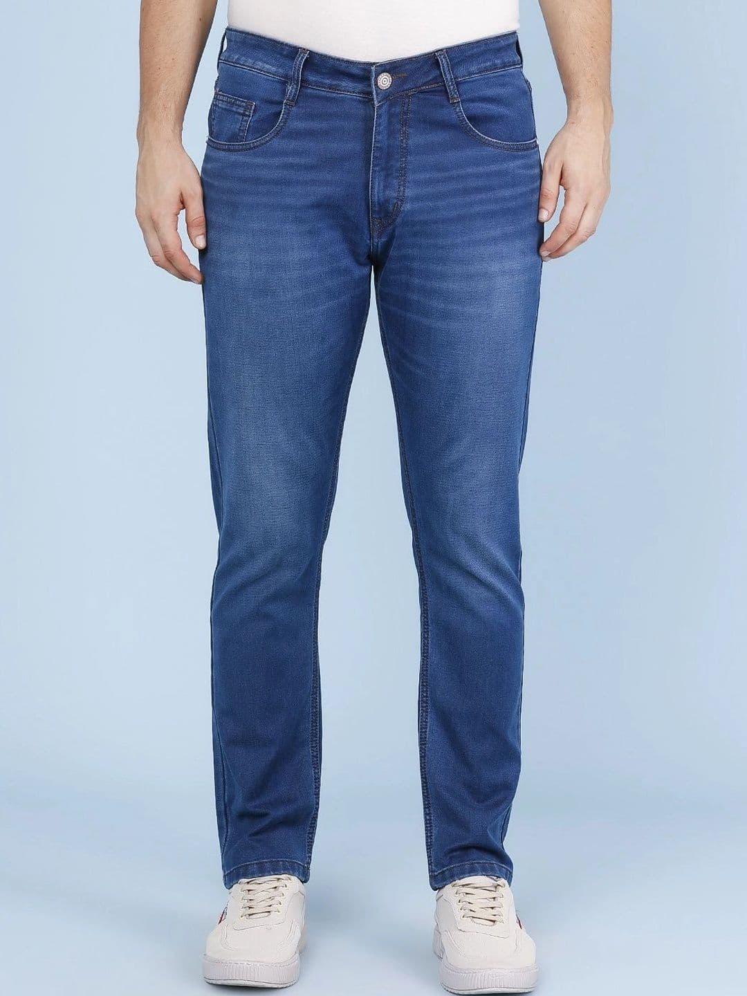 V-Mart Men Regular Fit Mid-Rise Jeans - view 1