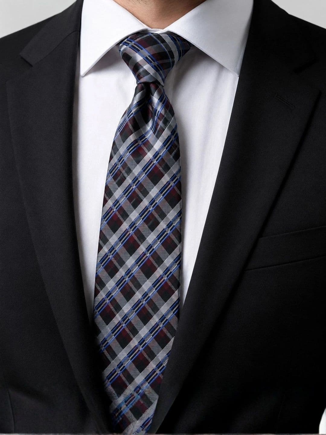 Tie Benon Men Checked Broad Tie - view 1