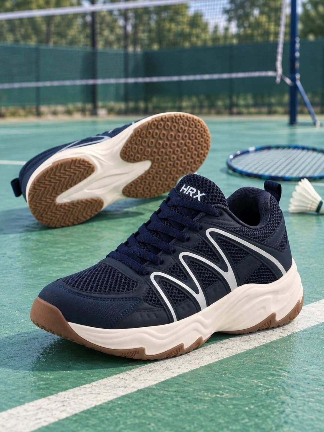 HRX by Hrithik Roshan Men Mesh Non-Marking Shoes - view 1