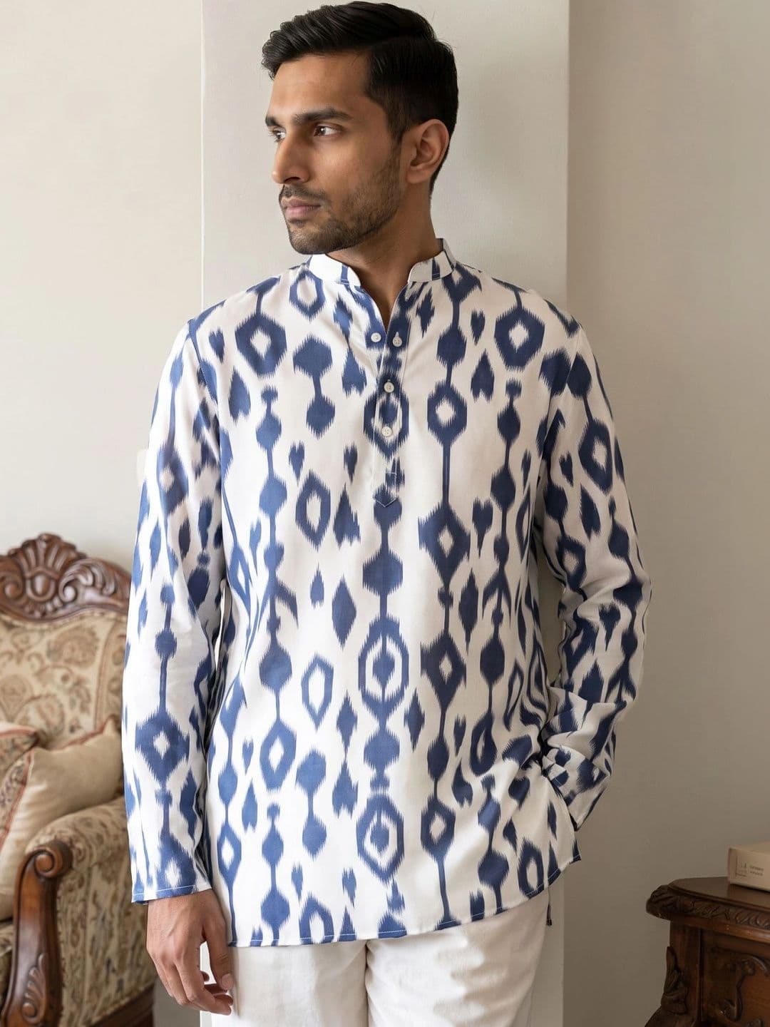 Jompers Men Printed Kurta - view 1
