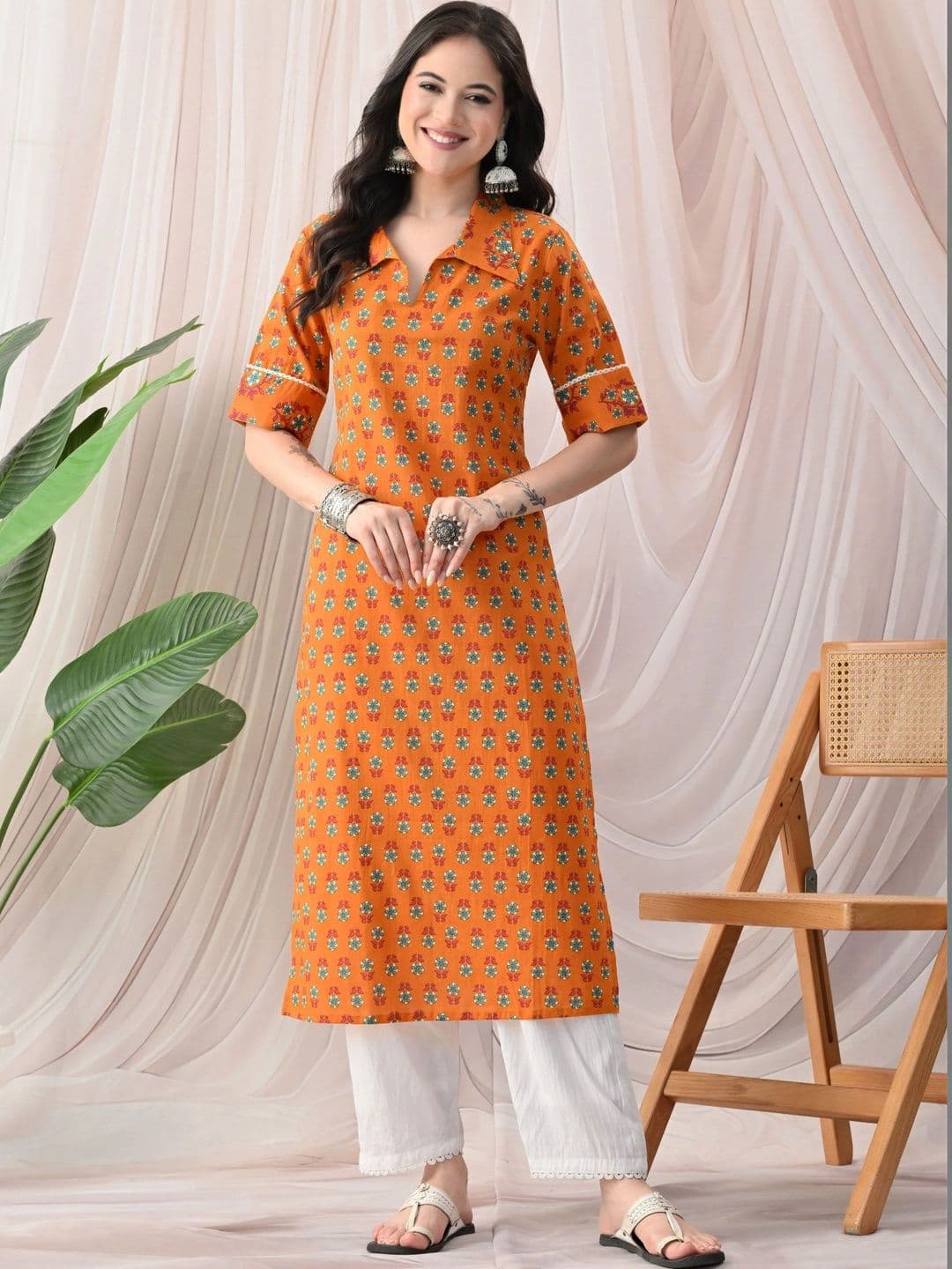 JEMCY Women Ethnic Motifs Printed Kurta - view 1