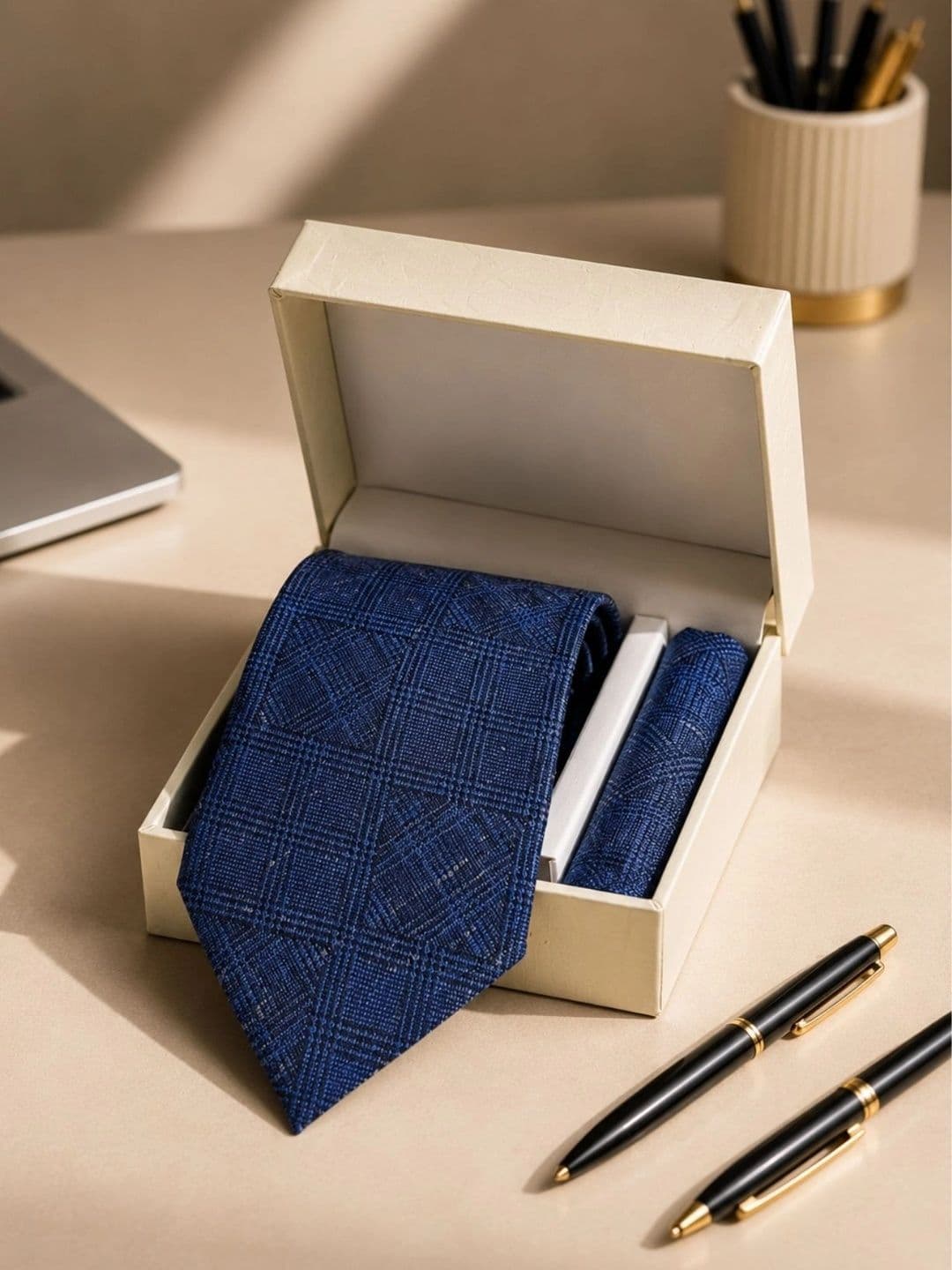 Tie Benon Men Checked Broad Tie - view 1