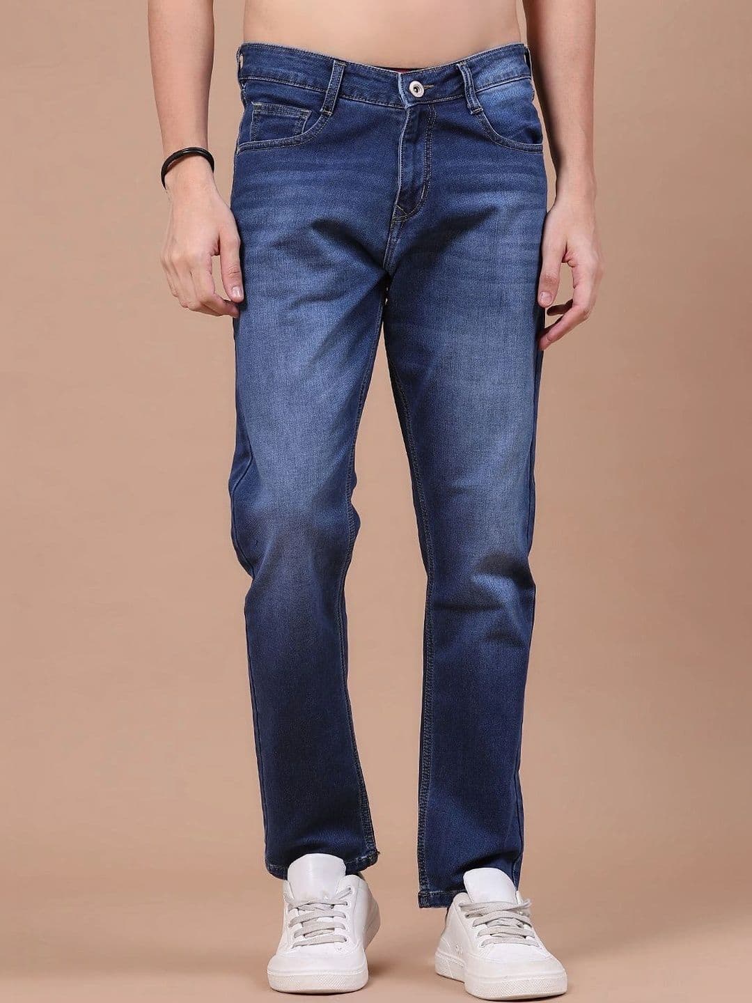 V-Mart Men Regular Fit Mid-Rise Jeans - view 1
