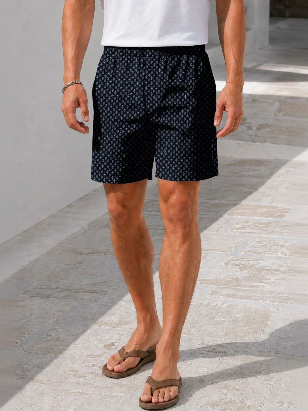 FTX Printed Cotton Mid-Rise Boxers - view 1
