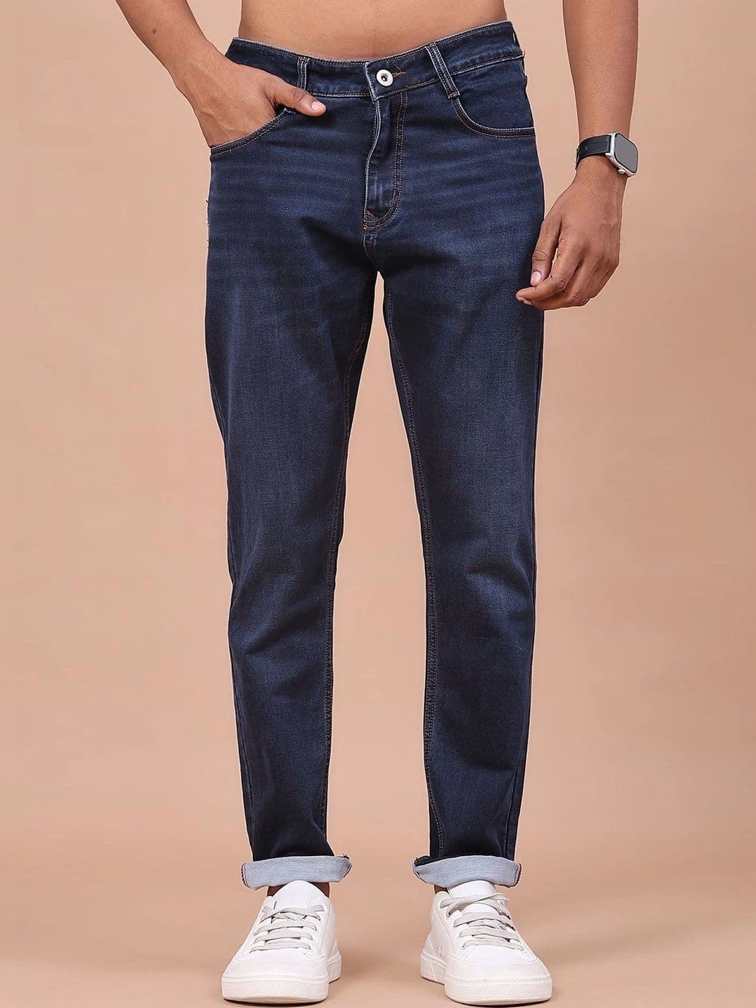 V-Mart Men Regular Fit Mid-Rise Jeans - view 1