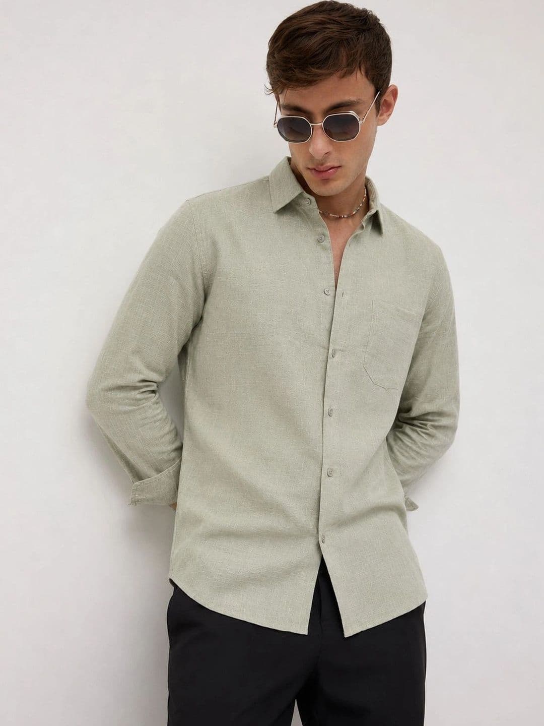 HERE&NOW Men Standard Casual Shirt - view 1