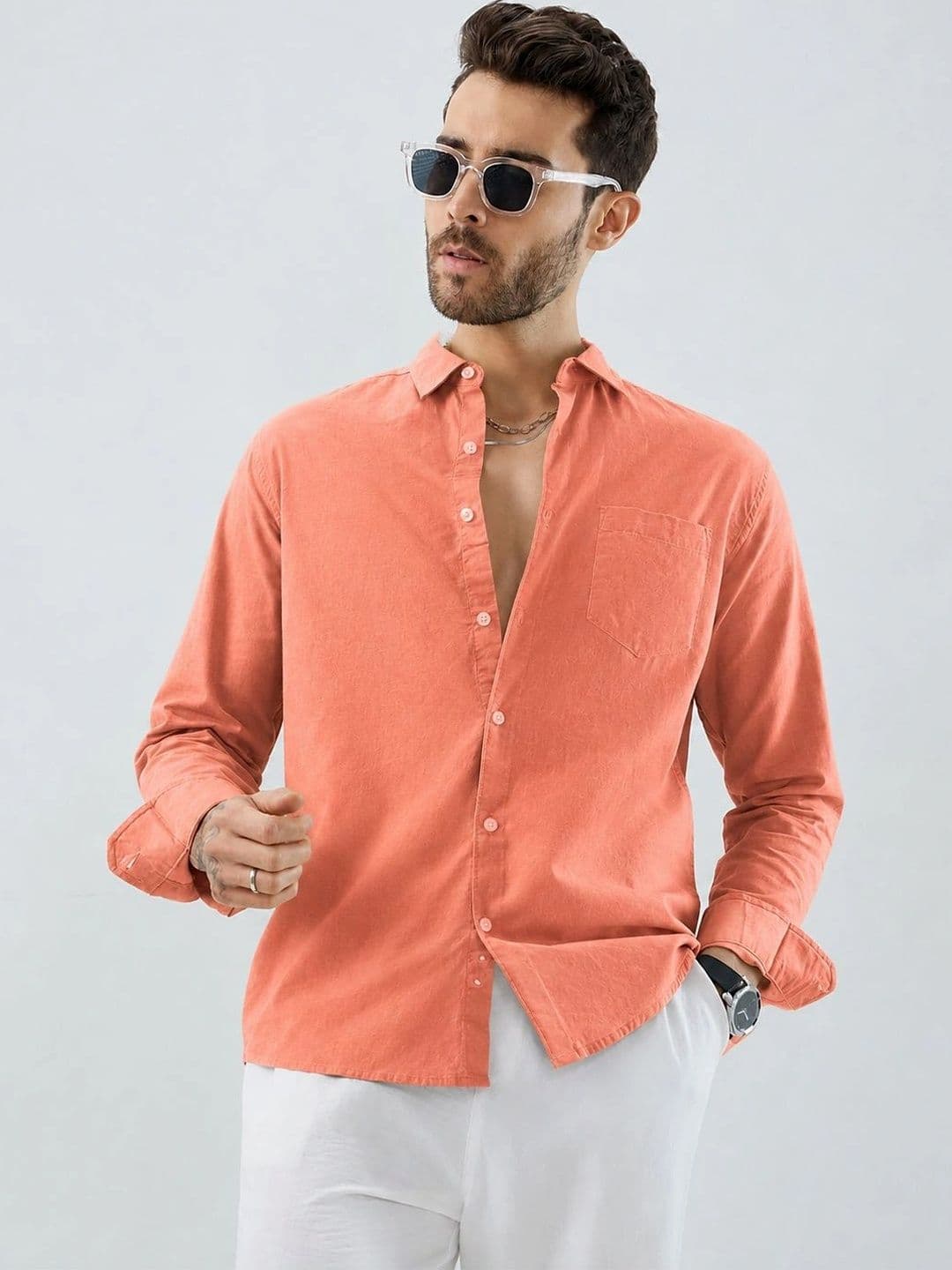 R.Code by The Roadster Life Co. Men Standard Casual Shirt - view 1
