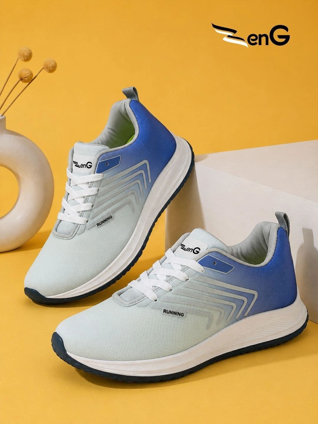 ZENG Men Mesh Running Non-Marking Shoes - view 1