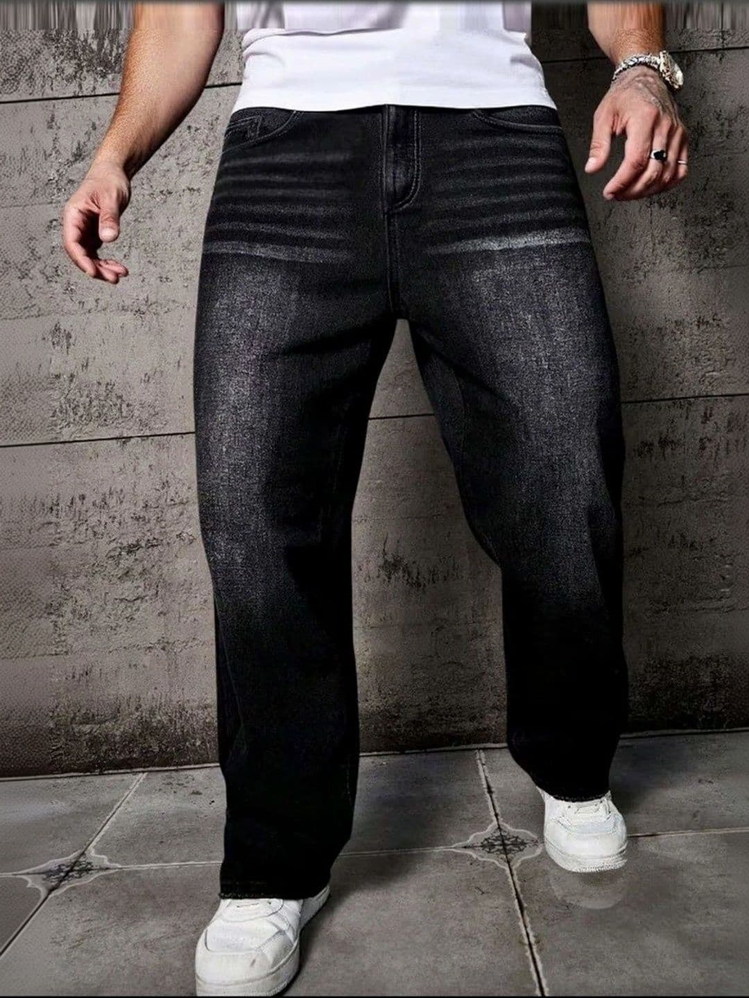 MASTERLY WEFT Men Mid-Rise Low Distress Stretchable Jeans - view 1