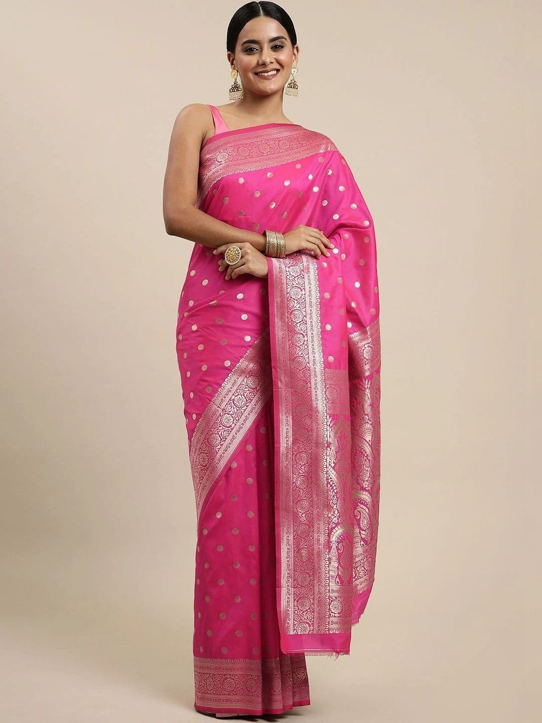 KALINI Woven Design Zari Art Silk Banarasi Saree - view 1