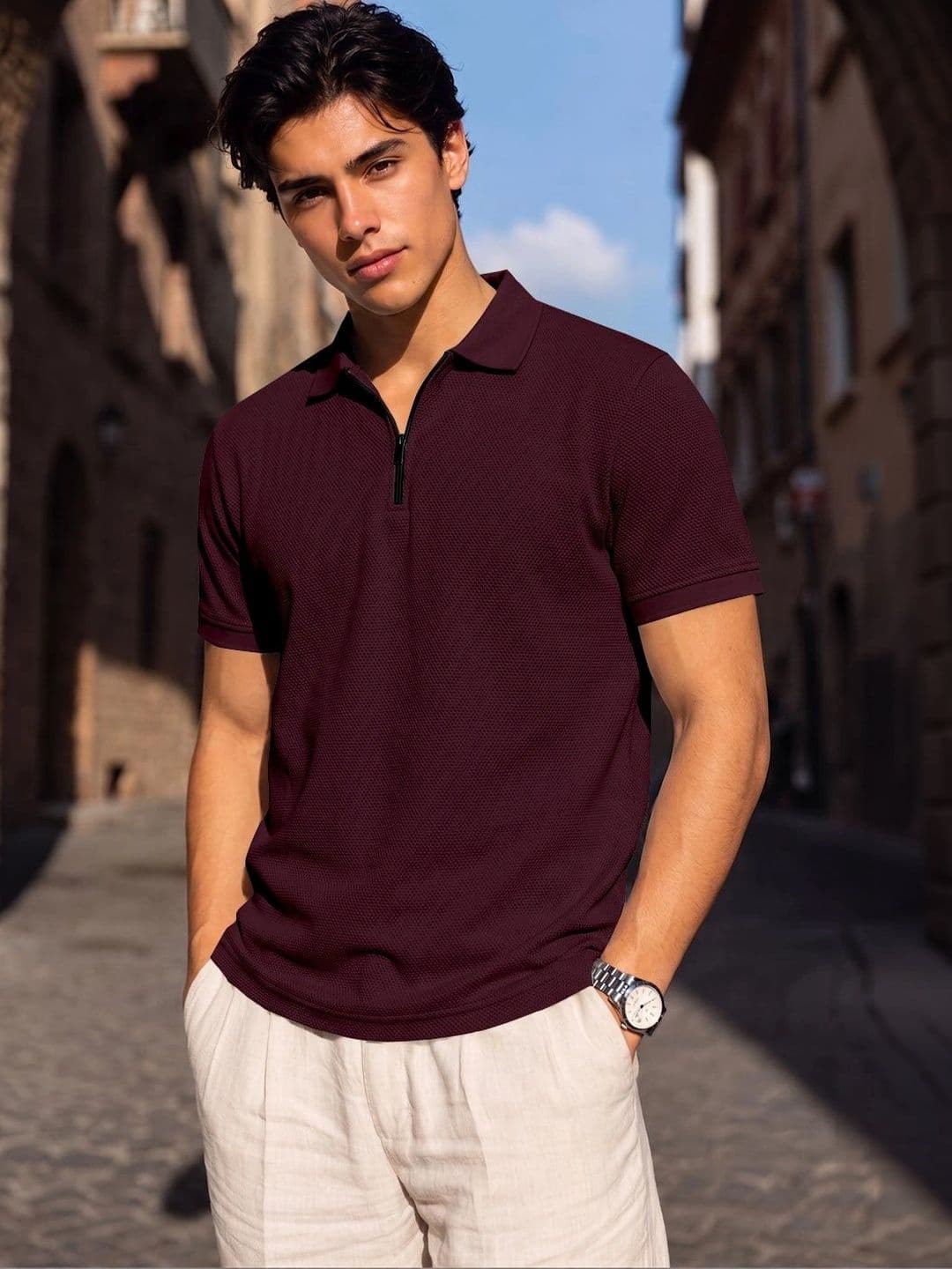 FTX Men Polo Collar T-shirt - view 1