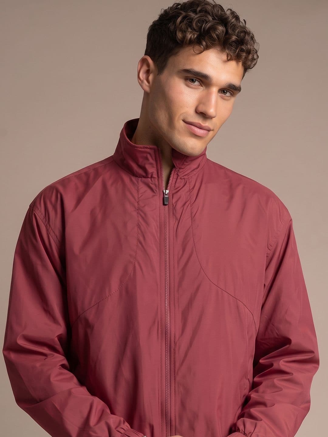 glitchez Oversized Fit Windcheater Tailored Jacket - view 1