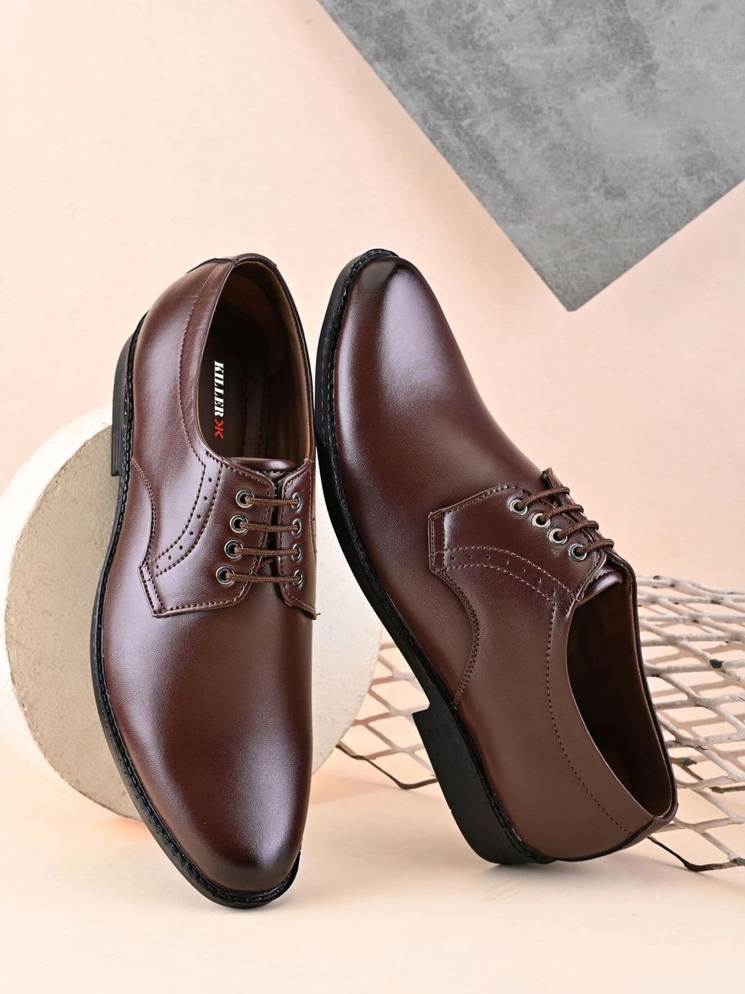 Killer Men Leather Formal Derbys - view 1