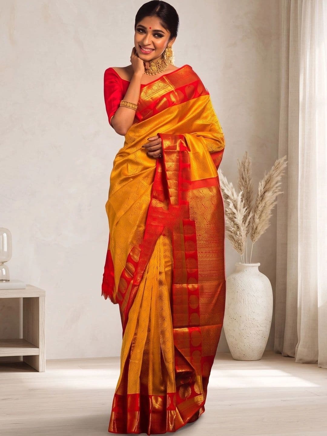 7Eleven Fashion Zari Art Silk Banarasi Saree - view 1