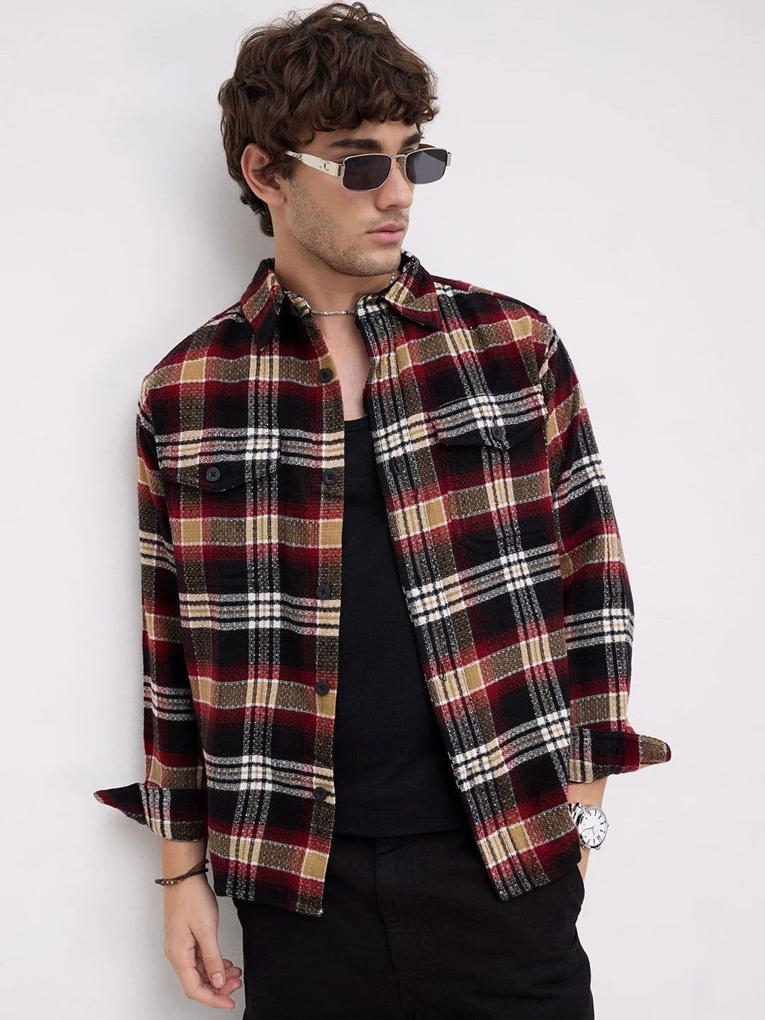 VASTRADO Men Classic Checked Casual Shirt - view 1