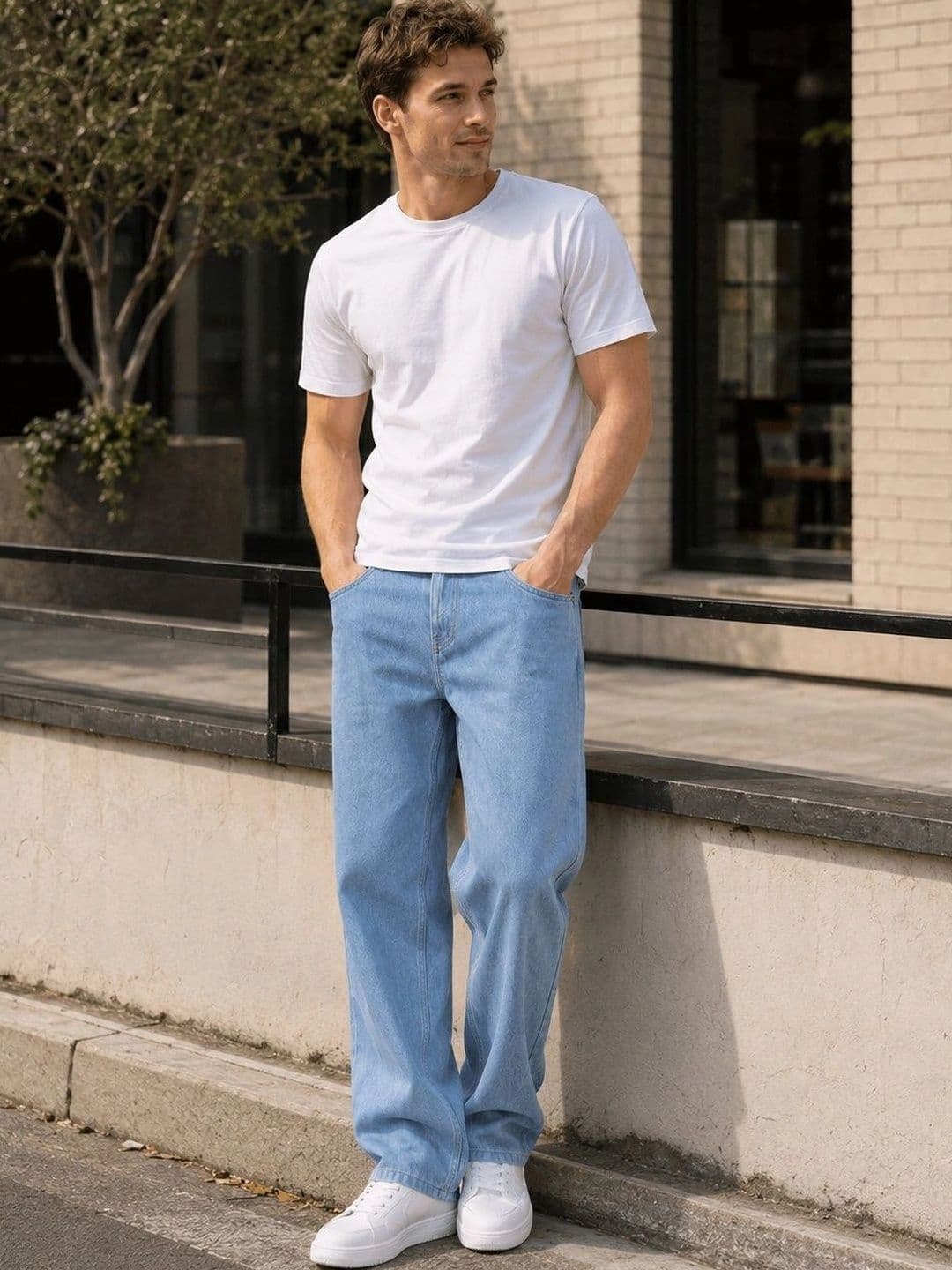 Moda Rapido Men Straight Fit Mid-Rise Stretchable Jeans - view 1