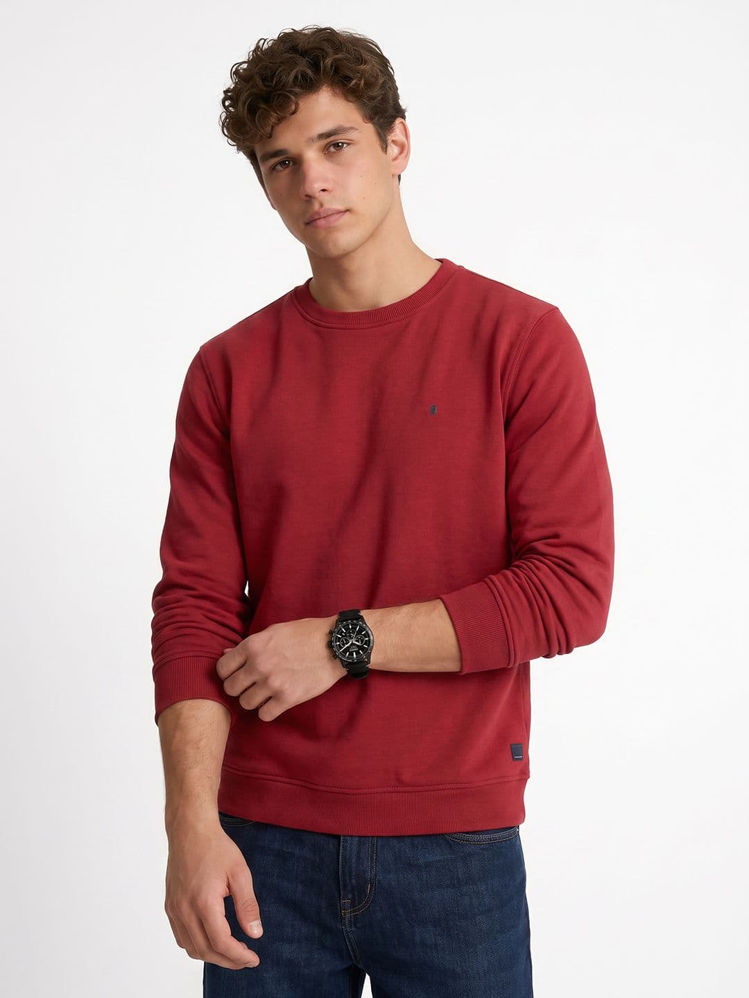 Peter England Knitted Pullover Sweatshirt - view 1