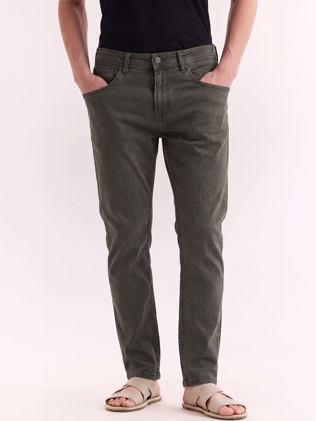 DAGERRFLY Men Slim Fit Mid-Rise Jeans - view 1