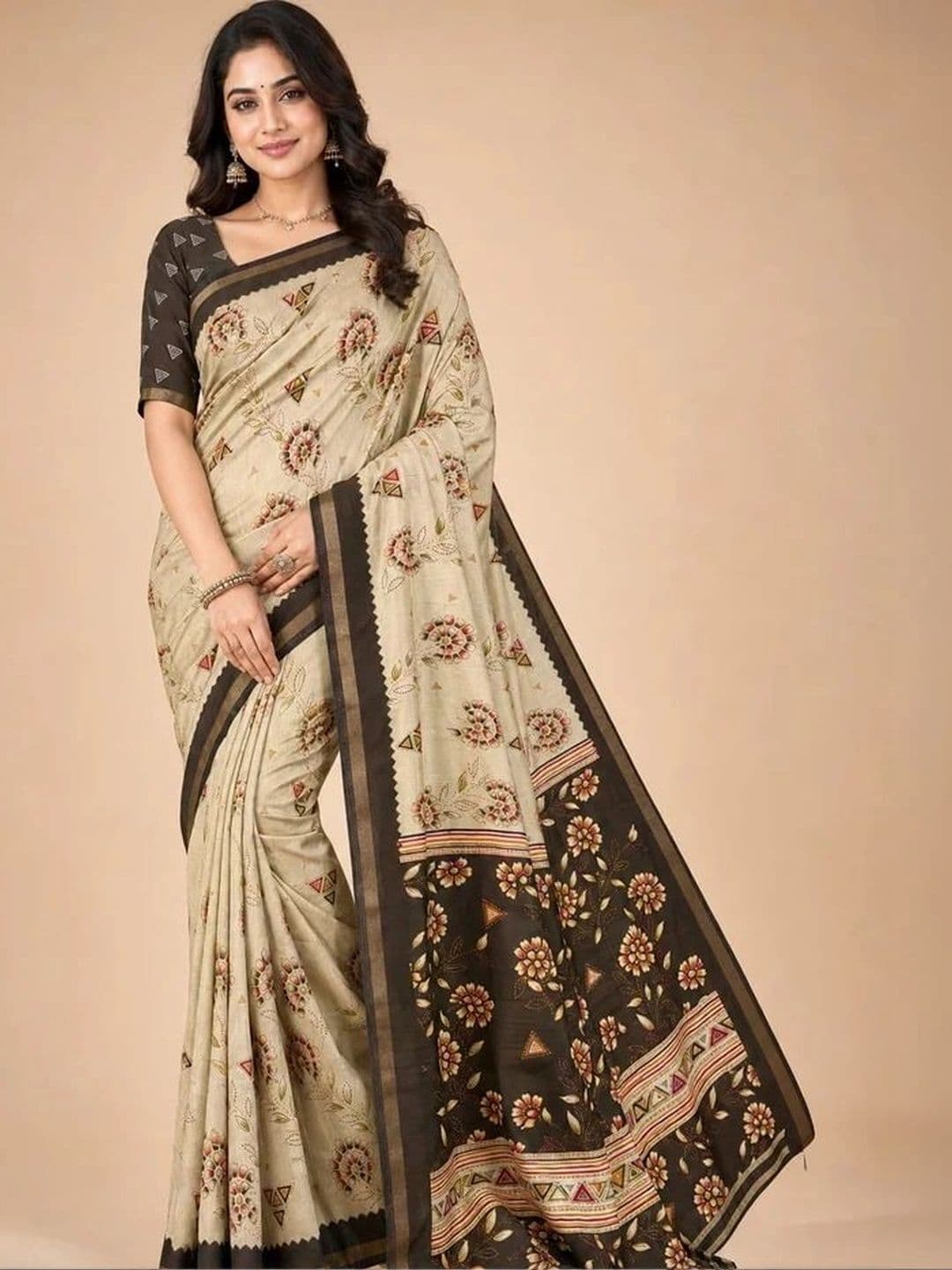 NARIVESH TRENDS Fusion Saree - view 1