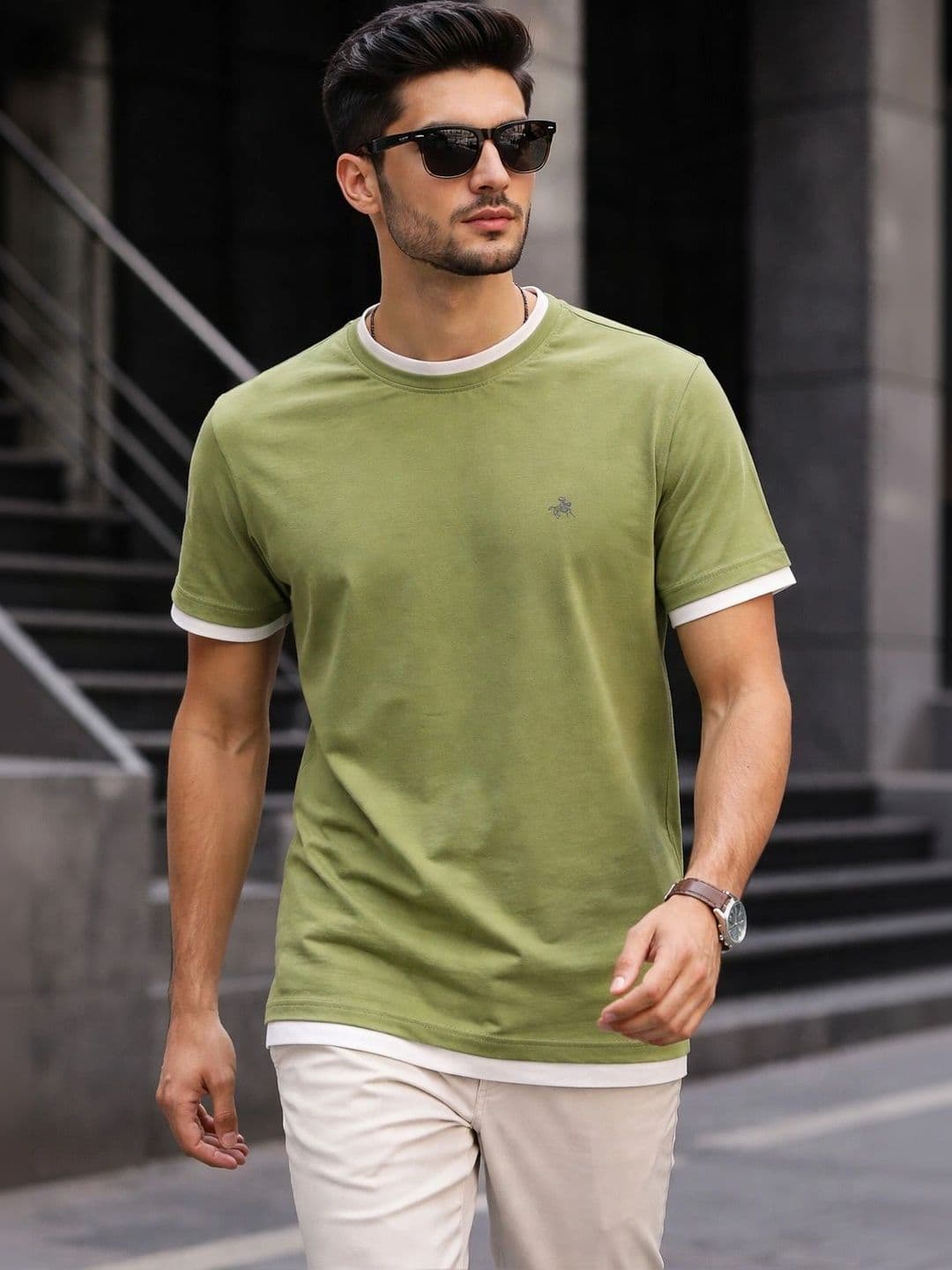 PARCELYARD Men Brand Logo T-shirt - view 1